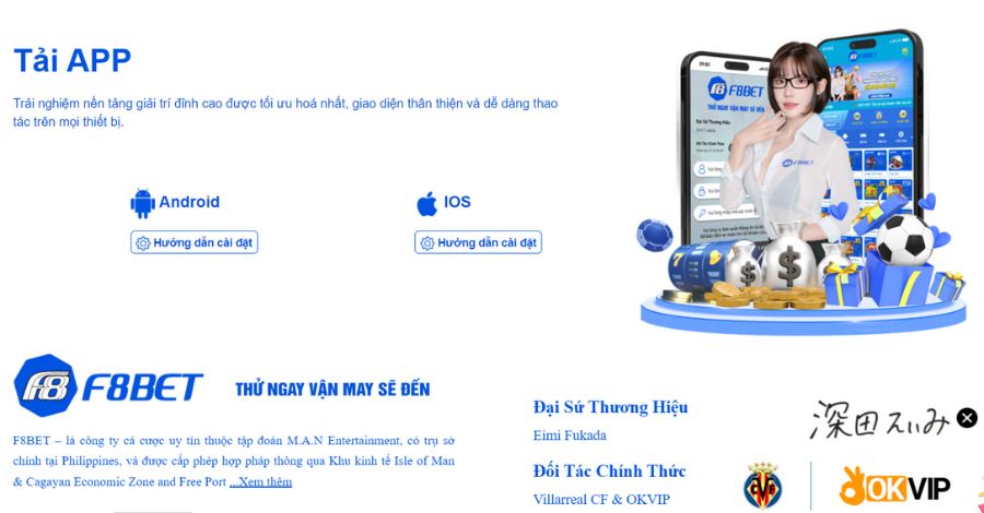 Click vào đường link chính thức để tải app F8Bet