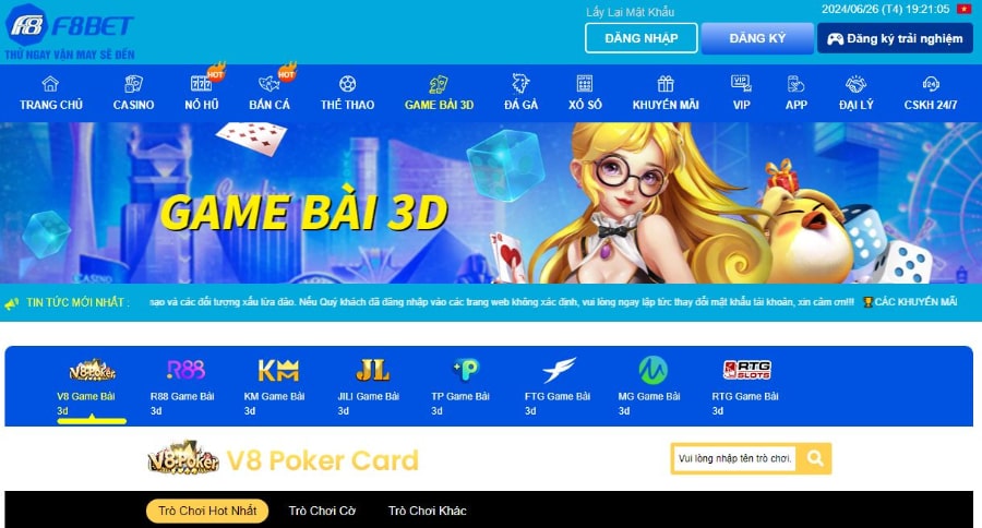 Nội dung chính sách tại F8Bet