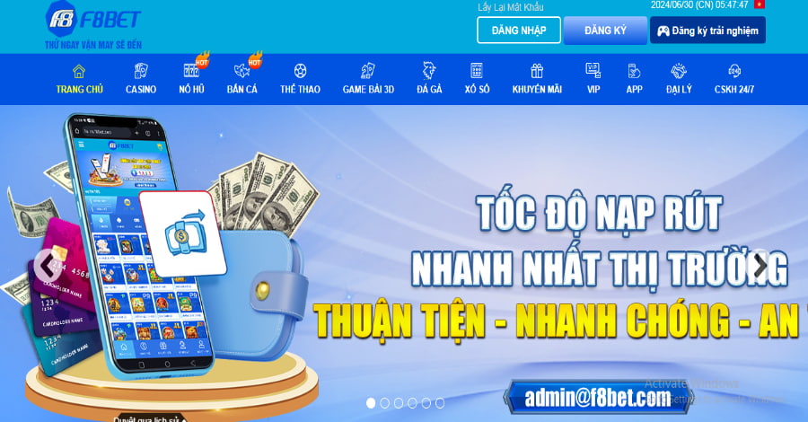 Tìm kiếm và truy cập nhà cái F8Bet chính chủ