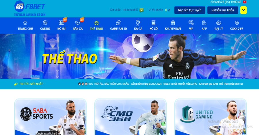 Truy cập nhà cái F8bet