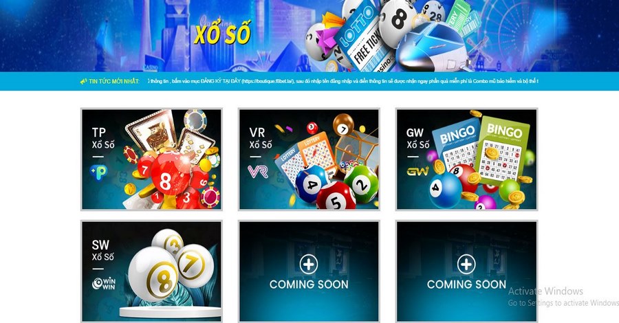 F8Bet mang đến các sảnh cược xổ số đa dạng và thú vị cho anh em